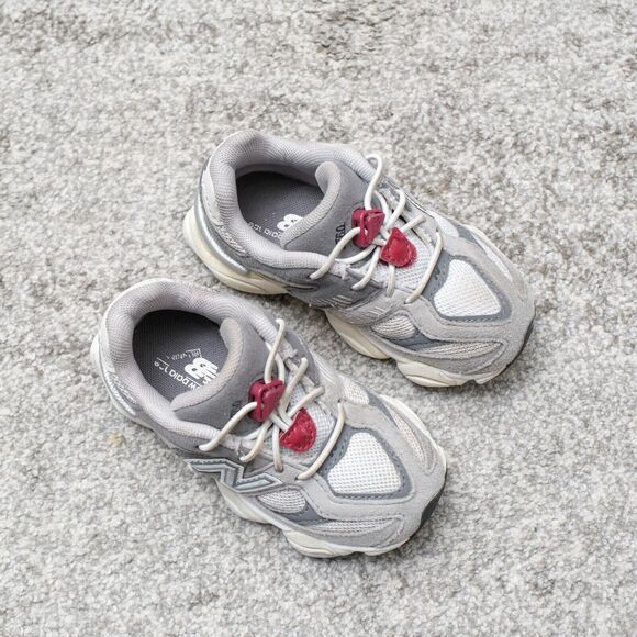 New Balance 9060 Toddler Athletic Sneaker Size 8 Raincloud Castlerock IV9060GY - Picture 3 of 7